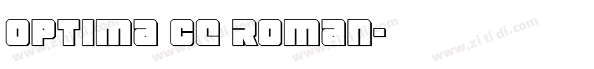 Optima CE Roman字体转换